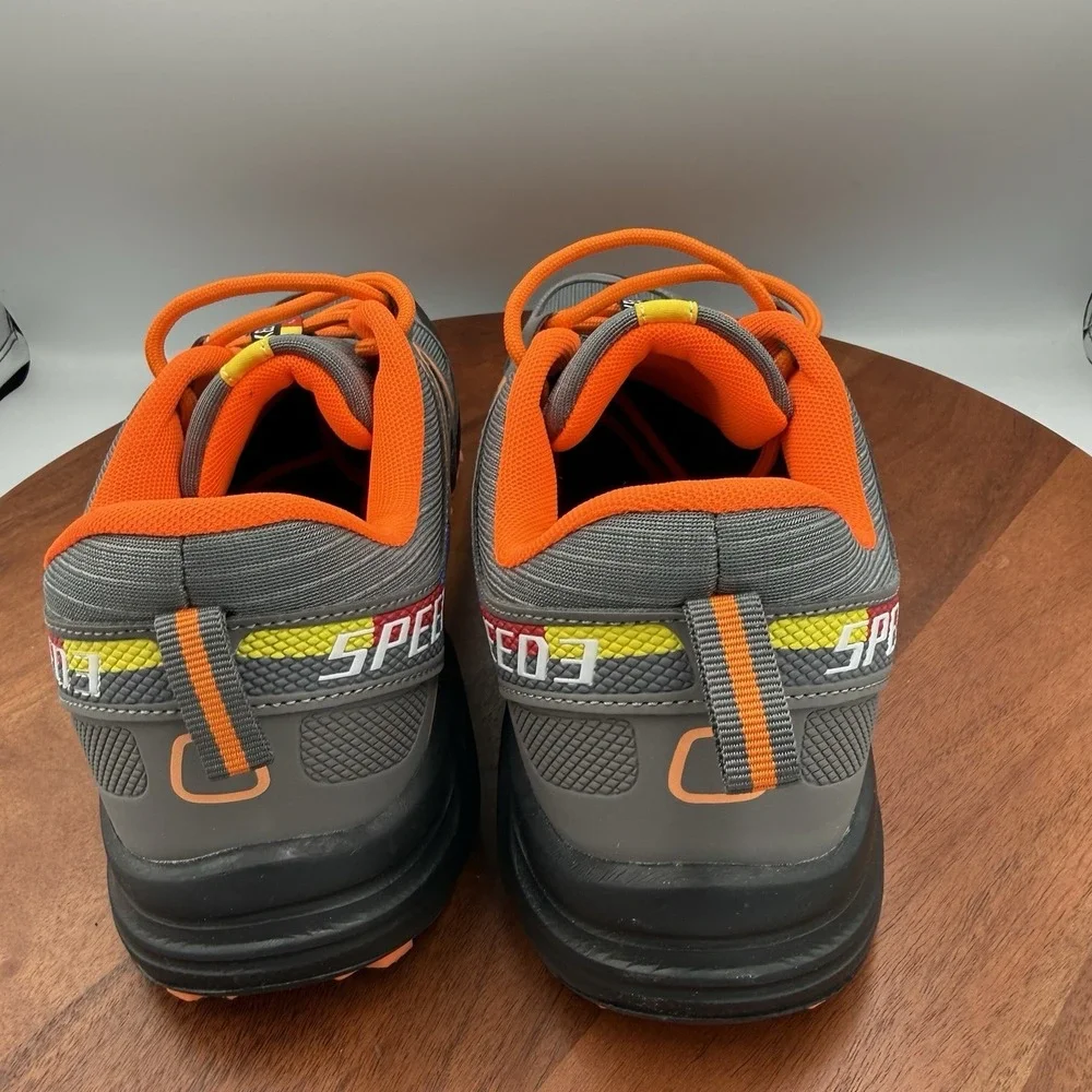 KEEP RUNNING Brand‎ Speed 3 Running Shoes Gray/Orange Size EU 43/US 10-10.5